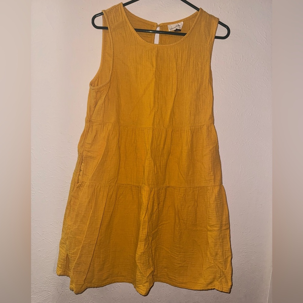 Universal Thread Mustard Sleeveless Dress